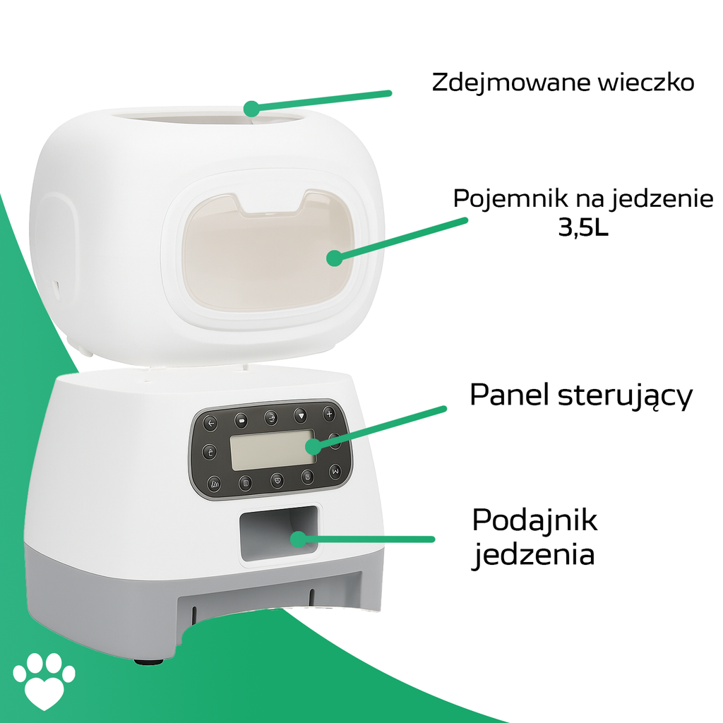Automatyczny karmnik dla zwierząt Furvana SmartFeeder