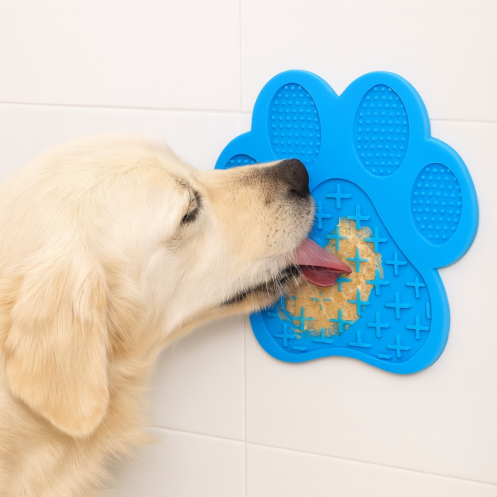 Mata do lizania slowfeeder Furvana LickPad w kształcie łapki